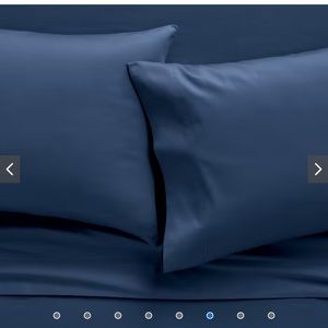 Sleep Number split king blue sheets set Essential Fit
